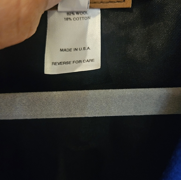 Vintage Pendleton Blue Wool Metal Button Vest Made in USA Southwest Design XS/S - Picture 4 of 6